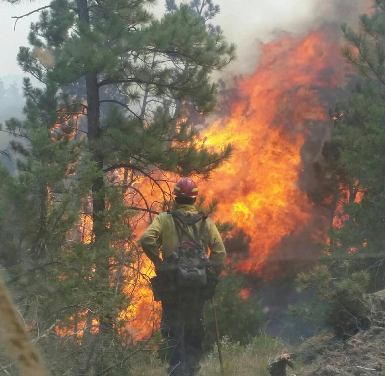 Ole Hedstrom with supporters